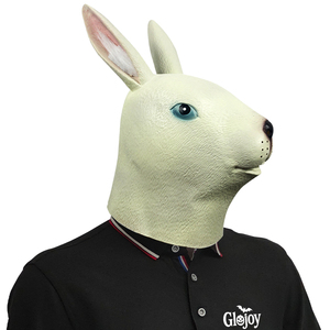 <span class=keywords><strong>Maschera</strong></span> <span class=keywords><strong>in</strong></span> Latex a Forma di Coniglio, Divertente Copricapo Animale <span class=keywords><strong>per</strong></span> Feste <span class=keywords><strong>in</strong></span> <span class=keywords><strong>Maschera</strong></span>, Accessori <span class=keywords><strong>per</strong></span> Travestimenti di Halloween <span class=keywords><strong>per</strong></span> <span class=keywords><strong>Adulti</strong></span>, Vendita all'Ingrosso Personalizzata - Product Image 1