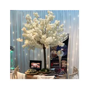 5 pés pequena árvore flor de cerejeira flor para mesa de casamento