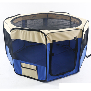 Jaula para perros Los recintos plegables portátiles para mascotas están disponibles al producir bolsas para la casa con cubiertas <span class=keywords><strong>de</strong></span> malla extraíbles y tapas con cremallera - Product Image 1