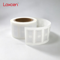 Étiquette RFID de petite taille à bas prix, 860-960 MHz, UHF passive, inscriptible, puce Monza 830, autocollant pour la gestion logistique des entrepôts