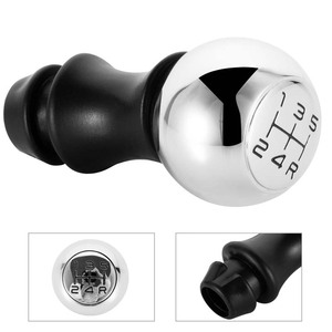 Nouveau pommeau de levier de vitesse argenté de haute qualité à 5 vitesses pour <span class=keywords><strong>Peugeot</strong></span> 106 206 207 307 308 406 408 Pièces automobiles - Product Image 6