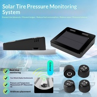 Système de surveillance de la pression des pneus (TPMS) universel à énergie solaire avec 4 capteurs externes, allumage/extinction automatique