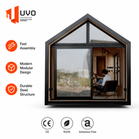 UVO 52 Bâtiment modulaire préfabriqué en forme de A, conteneur plat à assembler |   Appartement, Resort, Cabane, Tiny House, Villa, Hôtel, Bureau