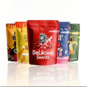 Có thể tái chế đứng lên túi doypack với cửa sổ tùy chỉnh in Zip gói thực phẩm Bao bì túi cho đông lạnh trái cây khô - Product Image 1