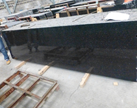 Granit galaxie noir chinois bon marché pour panneau de revêtement mural Carrelage de sol Ktop Pierre tombale Dalle de pierre naturelle
