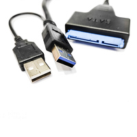 Cable USB3.0 Easy Drive a Cable SATA Compatible con Disco Duro SSD SATA de 2.5 Pulgadas de hasta 4TB, 12 Meses de Garantía