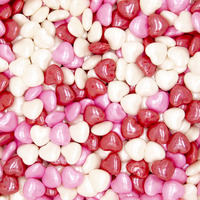 Bäckerei Dekoration Zutaten Doppel herz Zucker Streuen Rosa Lila Blau Herz Perlen für Hochzeit Valentinstag Kuchen