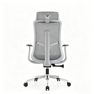 <span class=keywords><strong>La</strong></span> Poltrona Ergonomica con Braccioli 3D è una Moderna Sedia da Ufficio Regolabile in Altezza con Funzioni di Rotazione e Schienale in Rete - Product Image 3