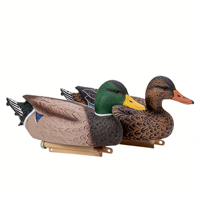 Décoy de canard colvert réaliste en plastique PE, flottant, pour la chasse, simulation d'oiseau, léger, pour extérieur et aménagement paysager