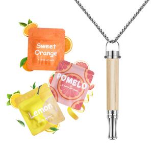 Verstelbare alternatieve etherische olie aromatherapie stop-roken stick met smaak, luchtverfrisser voor kalmering en rookstop - Product Image 1