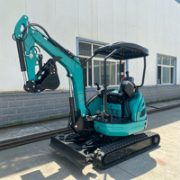 Nouvelle mini-excavatrice sur chenilles de 1,8 tonne, micro-excavatrice compacte, petite pelle compacte, excavatrice à moteur CE