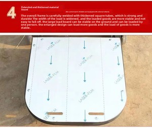 Máquina de escalada de escaleras sobre orugas plegable <span class=keywords><strong>Mini</strong></span> carrito de escalera eléctrico Equipo industrial portátil - Product Image 4