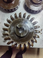 OEM cor besi baja antikarat Pelton turbin roda suku cadang impelton
