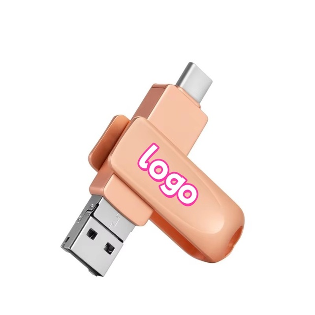 X323 New 4-in-1 USB 2.0 Flash Drive with Type-C Compatibility for Mobile Phones & Computers Customizable 30-Day Warranty