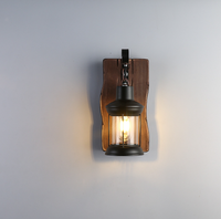 Applique murale LED moderne à tête unique en fer, style vintage rétro, couleur peinture, pour couloir domestique
