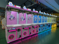 Grande machine de jeu à griffes en métal, commerciale et compacte, à monnayeur, pour la distribution de jouets en peluche, garantie 1 an, version anglaise