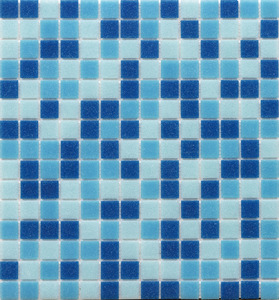 Mosaico di Piastrelle Quadrate in <span class=keywords><strong>Vetro</strong></span> Blu Sciolto a Caldo per Piscine e Rivestimenti - Product Image 6