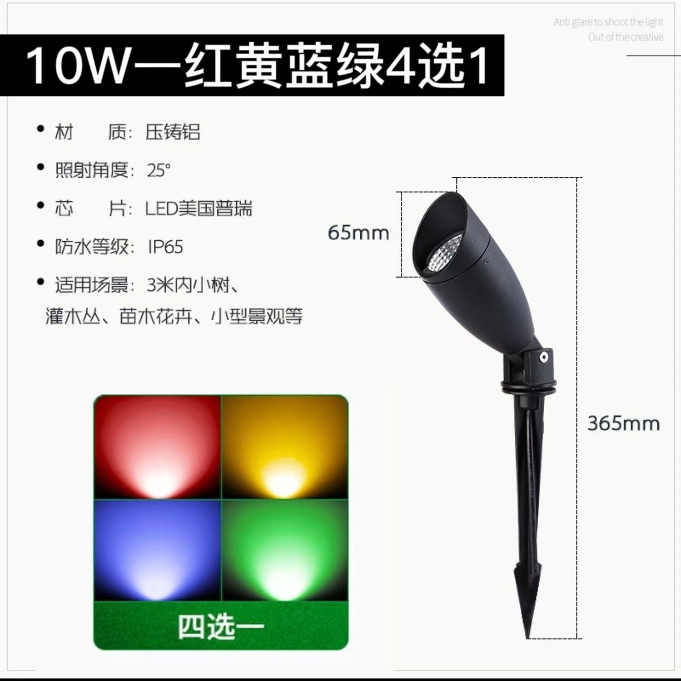 Ground plug typepurple light