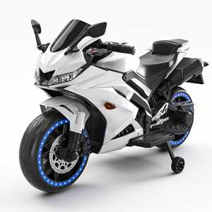 Children's Electric Motorcycle Can Be Customized Charging Motorcycle Toy Car Music Light Electric Car with Training <b>Wheels</b> - Product Image 4