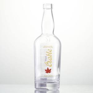 Botella de Licor/<span class=keywords><strong>Aperitivo</strong></span>/Vino Redonda de Vidrio Blanco/Negro de Porcelana de 750 ml con Acabado de Boca de Barra de 18.5 mm, Precio Más Bajo - Product Image 3