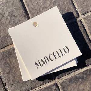 Tùy Chỉnh Cổ Điển Tông Hangtags Thân Thiện Với Môi Thẻ Giấy Cho Túi Xách Quần Jean Hàng May Mặc Giày Thiết Kế Mới Cho Quần Áo <span class=keywords><strong>Denim</strong></span> - Product Image 6