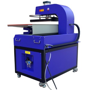 Double Station Pneumatic Heat Press Machine 40x50/40/60, Automatic Flatbed Press with Dual Worktables for Home &amp; Industrial Use