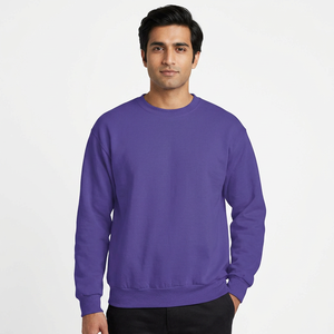 Suéteres de Hombre Lisos de Color Morado, Suéteres de Moda de Invierno para Hombre - Product Image 1