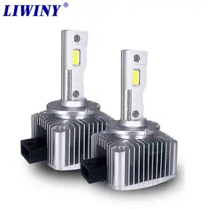 Liwiny oem odm שירות 20000 lumens 6000k רכב led אור D סדרת 180 ואט led אורות פנסי מכוניות d1s