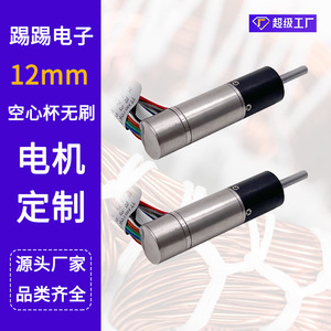 Manufacturer produces 12mm hollow cup geared motors, 1215 <b>miniature</b> brushless hollow cup planetary geared motors. - Product Image 3