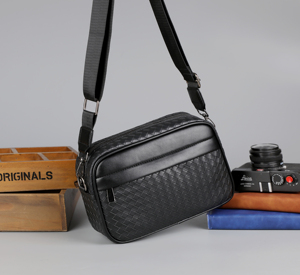 Custom Fashion Business Handbag Diagonal <strong>Strap</strong> <strong>Shoulder</strong> &amp; Crossbody Bag PU for Men Christmas &amp; Valentine's Day Gifts All Seasons - Product Image 4