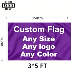 Banderas Promocionales Personalizadas con Impresión a Doble Cara, Tamaño Personalizado para Eventos Empresariales, Ferias Comerciales y Publicidad Exterior - Product Image 2
