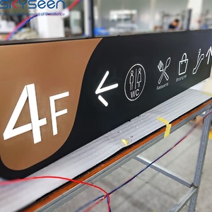 Skyseen Tùy Chỉnh Nhà Máy Bán Hàng Trực Tiếp Thương Mại Acrylic LED Ánh Sáng Hộp Dấu Hiệu Wayfinding Bền Cho Trung Tâm Mua Sắm Siêu Thị - Product Image 5