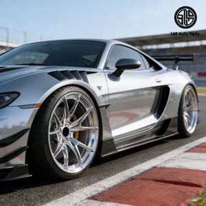 Cerchi in Lega Forgiati 168 VS5RS Triple Chrome 18 19 20 21 Pollici 5x120 5x114.3 Monoblocco Concavi Profondi per <span class=keywords><strong>BMW</strong></span> M3 M4 Tesla 5x112 - Product Image 4