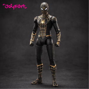 Zd Toys Originale Autentico Marvel Spider-Man: No Way <span class=keywords><strong>Home</strong></span>, Action Figure di Spider-Man Nero e Oro 1/10, Articolazioni Mobili, 18cm 7 Pollici - Product Image 3