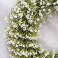 Karangan Bunga Baby Breath Buatan, Karangan Bunga Floral, Karangan Bunga Gypsophila Palsu, Karangan Bunga, Hiasan Rumah, Pernikahan, Liburan