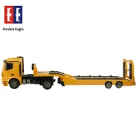 Double Eagle E562 Camion de transport électrique télécommandé 30m, remorque plateau, prêt à l'emploi intérieur-extérieur pour garçons