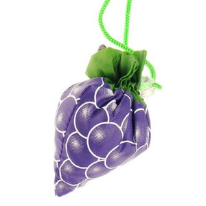 Bolsa de Compras Ecológica Grande Plegable Portátil Color Morado con Impresión de Logotipo para Frutas y Verduras - Product Image 5