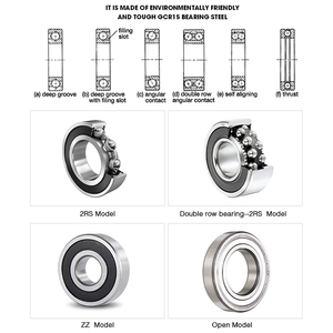 Roulement à billes à gorge profonde 6000 6002 6001 <span class=keywords><strong>6005</strong></span> 6003 6004 6006 6201 6203 6200 6202 6300 2RS <span class=keywords><strong>RS</strong></span> ZZ longue durée pour restaurant - Product Image 4