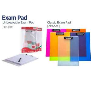 Portapapeles Irrompible para Exámenes, Duradero, Ligero, de Alta Calidad, Tablero de Escritura de Plástico Duro con Superficie Lisa para Uso Escolar - Product Image 1