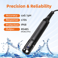 Sensor de pH Industrial Inteligente al por Mayor de Fábrica, Sonda de pH RS485 Modbus para Monitoreo de Calidad del Agua en Aguas Residuales y Acuicultura