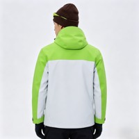 Veste à capuche unisexe en tissu imperméable coupe-vent respirant avec logo personnalisé, fermeture éclair intégrale, idéale pour les activités de plein air en équipe en automne