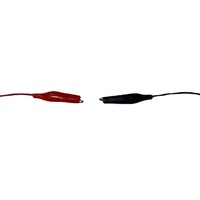 Câble d'alimentation de batterie avec bornes à clips alligator rouge et noir, sans isolation, pour machine à souder, CN