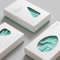 Emballage de gants jetables recyclés Boîte en papier pour gants en latex Boîtes d'emballage pour gants en latex imprimées personnalisées en gros