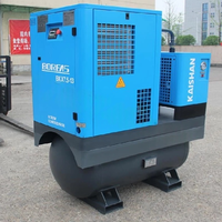 Compresseur d'air à vis 3-en-1 Kaishan BOREAS BKX7.5-10 7,5 kW 1,0 MPa 1,0 m³/min avec réservoir et sécheur