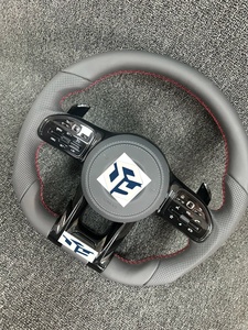 Volante deportivo para mercedes-benz <span class=keywords><strong>AMG</strong></span> W204 W205 W167 W213 W222 W207 W212 W177 W190 W217 W222 Volante de cuero blanco - Product Image 2