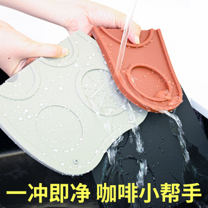 Tappetino Antiscivolo in Silicone per Tamper da Caffè con Design Angolare per Pressatura Espresso e Conservazione del Caffè, Uso Globale - Product Image 3