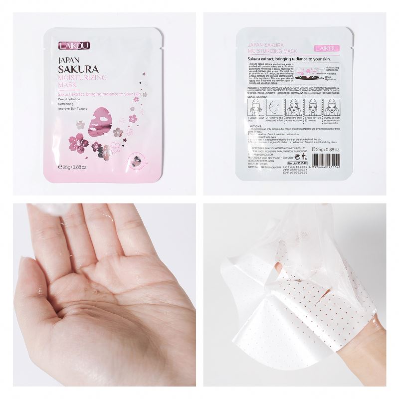 LAIKOU Sakura Face Sheet Mask - Moisturizing & Smoothing