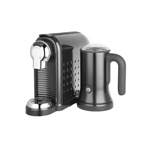Machine à café électrique avec mousseur à lait <span class=keywords><strong>compatible</strong></span> avec capsules NES ou dosettes ESE pour la maison et le bureau - Product Image 4