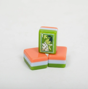 Exquisite-Crafted Premium Acrylic Cloisonne Inspired Luxury Style American <b>Mahjong</b> Accessories for Adults Family Game <b>Set</b> - Product Image 3
