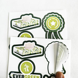 Pegatina de vinilo destructible de seguridad personalizada, logotipo de marca impermeable, adhesivo de papel frágil de un solo uso, pegatinas de cáscara de huevo - Product Image 4